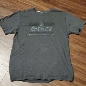 Quiksilver Dark Gray Men's Short Sleeve Tee